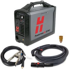 Hypertherm® 200 - 240 V Powermax45 SYNC® Plasma Cutter With 75 Degree Handheld Torch And 20' Lead