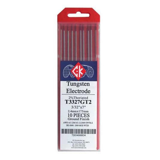CK® 2% Thoriated Tungsten - Red Tip™