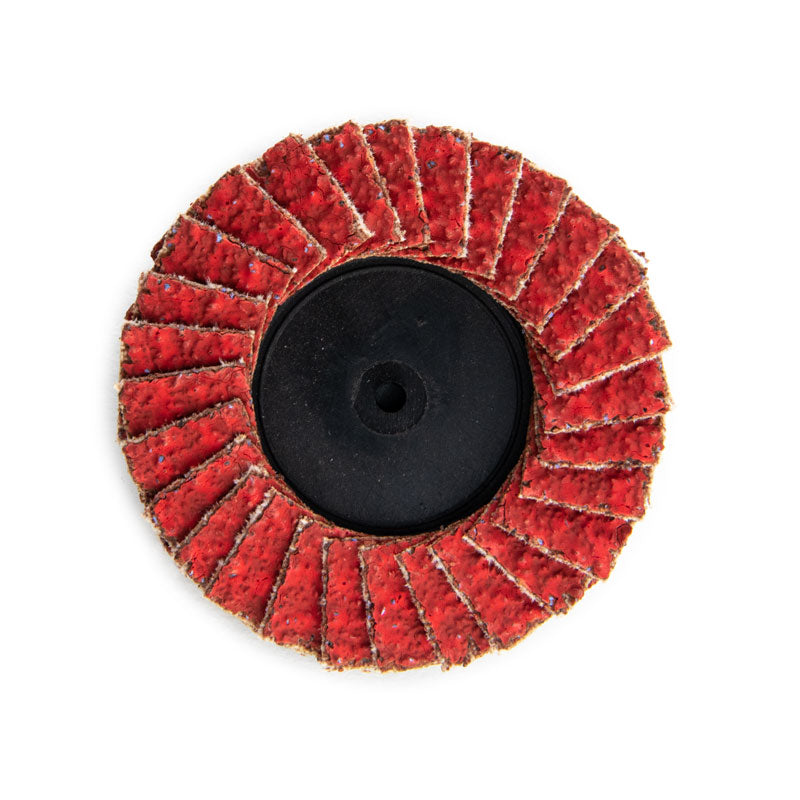 Wrenna Abrasives® 2" Roll-On 36 Grit Mini Flap Disc Type 27