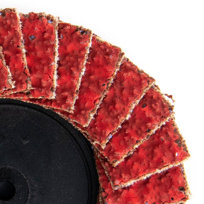 Wrenna Abrasives® 2" Roll-On 36 Grit Mini Flap Disc Type 27