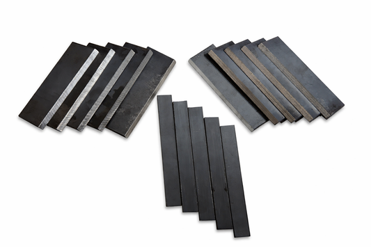 3/8" Welder Certification Test Plates - 10 Plate MEGA Kit - for AWS D-1.1 Limited-Thickness Qualification Test Practice. Includes (5) 1/4" x 1" x 8" Backing Strips.