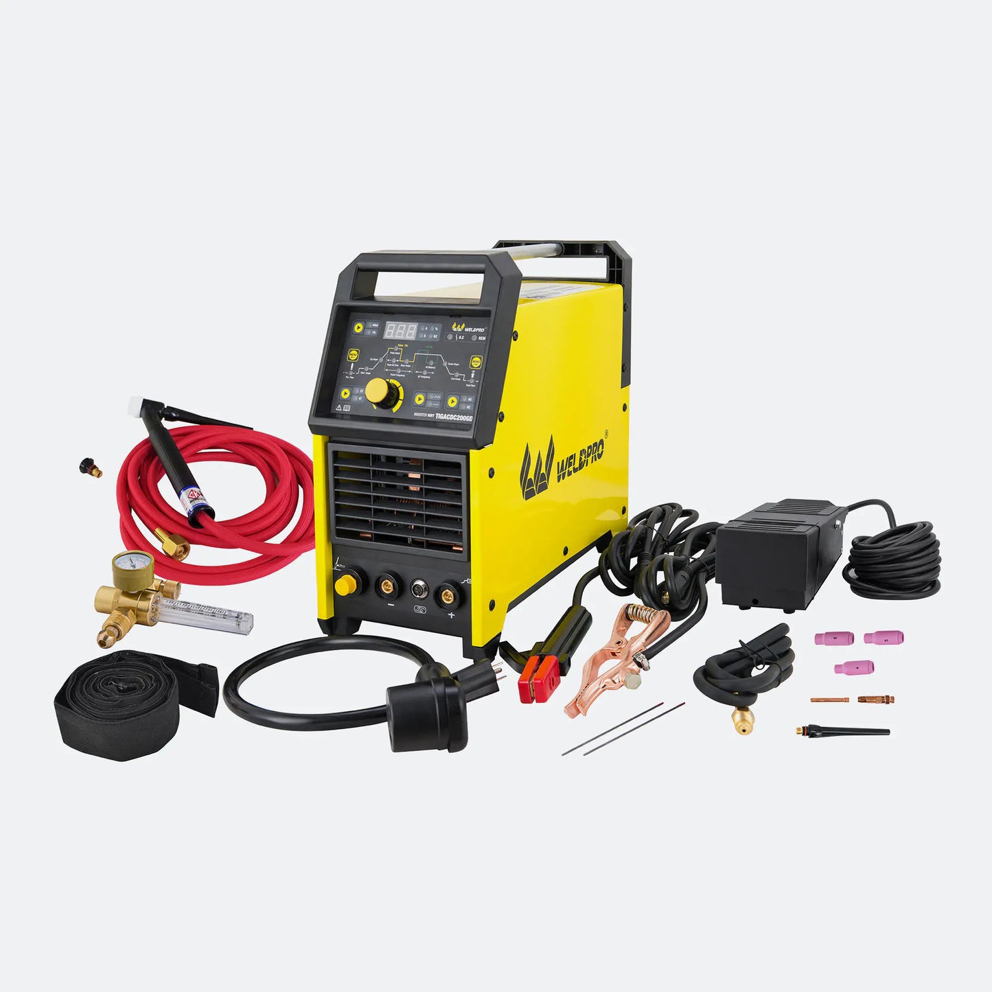 TIGACDC200GD with CK17 TIG Torch L12003