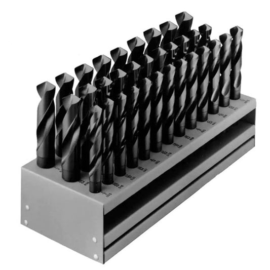 33PC CLE-LINE DRILL BIT SET 1/2-1 IN X 64th Round Shank